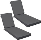 AAAAAcessories Outdoor Chaise Lounge Cushions, Fade-Resistant, Waterproof Patio by AAAAAcessories