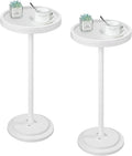 HOOBRO Small Round Side Tables, Drink Tables, Coffee Martini Tables by HOOBRO