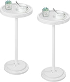 HOOBRO Small Round Side Tables, Drink Tables, Coffee Martini Tables by HOOBRO