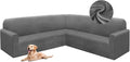 HDCAXKJ Corner Sectional Couch Covers Velvet Stretch L Shape Sofa Cover Soft by HDCAXKJ