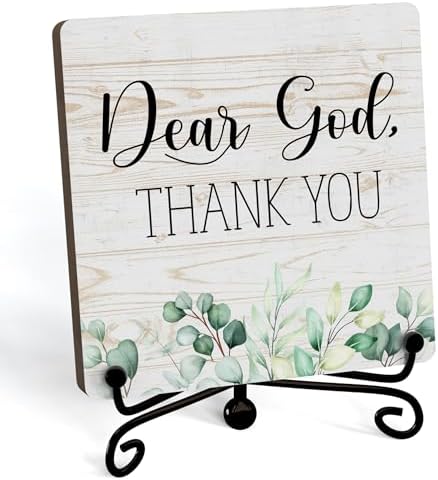 Home Decor, Farmhouse Shelf Decor For Living Room, Boho Aesthetic Table Decorations, Christian Gifts For Women Men, Entryway Tv Stand Fireplace Mantle Coffee Table Decoration (god-20) by JUSITAKEET
