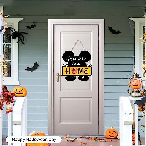 Cute Mouse Seasonal Interchangeable Welcome Door Sign, Yellow - Image 4