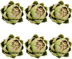 6Pcs Large Faux Artichokes, Bowl Filler Decor for Home,Green by Meiwlong