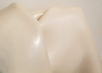 NAT Leathers Flesh Nude Beige Offwhite Soft Faux Vegan Leather Sheet Fabric PU - Image 2