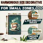 Funny Coffee Metal Tin Signs Good Days Start With Coffee Vintage Wall Decoration Poster For Home Kitchen 12x8 Inch - Image 2