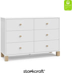 Storkcraft California 6-Drawer Double Dresser - Image 9