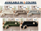 135” Cloud Sectional Couch, Boneless Sofa - Image 9