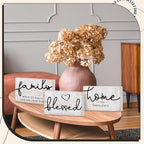 Jetec Mini Wooden Sign Farmhouse Shelf,Retro Color,4.25 x 2.76 x 0.59 in - Image 4
