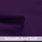 Yakamok Room Darkening Curtains 52x45 inch Length Purple-Living Room | 2 panels - Image 3