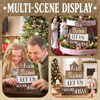4 Pcs Christmas Table Decorations, Wooden Nativity Decor Indoor - Image 7