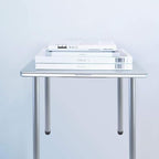 QLLY 28 inch Adjustable Metal Desk Legs, Heavy Duty Furniture Table Legs - Image 7