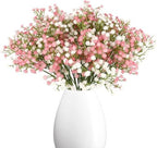 N&T NIETING Babys Breath Artificial Flowers Bulk, 15Pcs, Pink White - Image 6