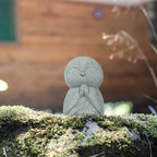 Landical Buddha Sandstone Statues Zen Monk Sculptures,Prayer Monk - Image 4
