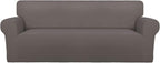 PureFit Stretch Couch Covers for Sofa Large Sofa Slipcovers Taupe | 1-Piece by PureFit