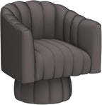 Dewhut Swivel Accent Chair, 360° Swivel Barrel Chair - Image 5