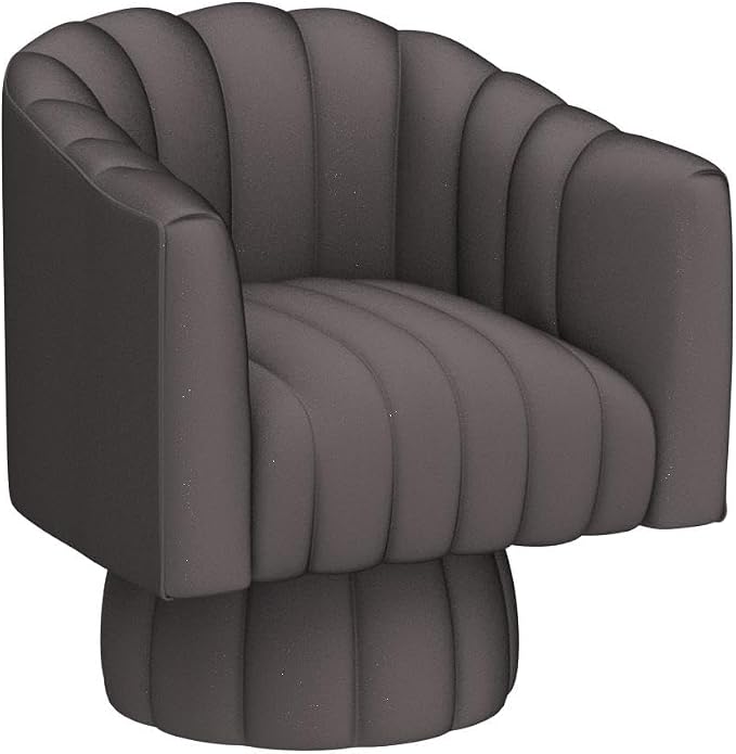Dewhut Swivel Accent Chair, 360° Swivel Barrel Chair - Image 5