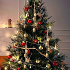 Christmas Bells Vintage Hanging Decorative: Gold Bells Decoration - Image 2