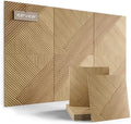 Fluxynara 6-Pack Large Felt Bulletin Board,Natural Oak Diamond by FLUXYNARA