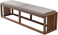 Modern Decor Bench Solid Wood New Chinese Style Bed End Stool Shoe Bench by Unknown