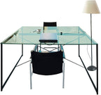 Dulles Glass 54 inch Square Glass Table Top - Image 7