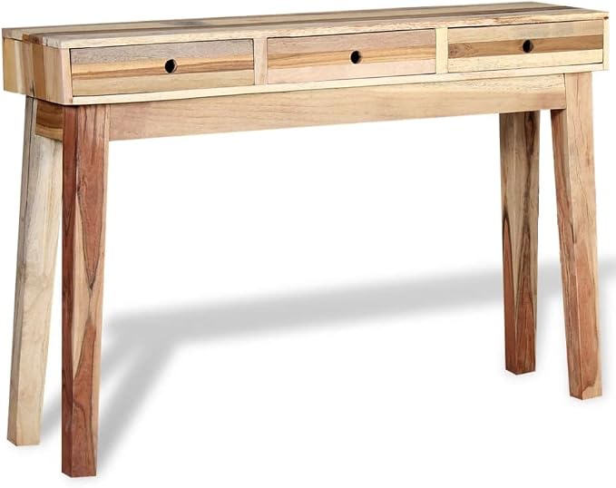 SKM Console Table Solid Reclaimed Wood - Image 4