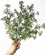 Artificial Plant Fake Boston Fern Stems, Faux Persian Flowers Stem Realistic Plants Plastic Greenery Bushes Ferns Shrubs for Home Decor Indoor Outdoor Garden Wedding Bouquet DIY Decoration - 5 Pack - Image 4