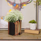 Guichifun Book Shaped Decorative Vase for Flowers - Image 3