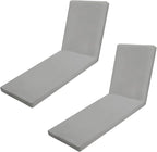 Outdoor Chaise Lounge Cushions for Patio, Waterproof Replacement Seat Cushions by Iheqard
