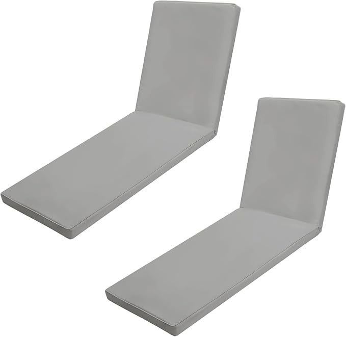 Outdoor Chaise Lounge Cushions for Patio, Lounge Chair Cushions, Waterproof by Iheqard