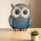 Baitiane Owl Statue Home Decor, Owls Figurine for Bookshelf by Baitiane