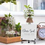Modern Farmhouse Decor, Home Decor For Living Room, Boho Chic Aesthetic Shelf Decorations, Christian Dear God Sign, Farm House Entryway Tv Stand Fireplace Coffee Table Decoration (08) - Image 3