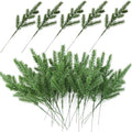 TIHOOD 62PCS Artificial Pine Needles Branches Garland-6.7x2.0 Inch Green Plants Pine Needles,Fake Greenery Pine Picks for DIY Garland Wreath Christmas Embellishing and Home Garden Decoration by Tihood