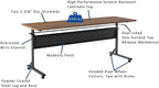 Lorell Shift 2.0 Flip & Nesting Mobile Table - Image 7