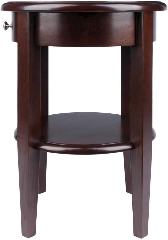 Furnifact Farmhouse End Table Solid Wood - Image 5