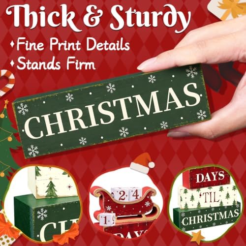 Christmas Countdown Decorations Indoor, Christmas Themed Gifts for Women - Image 2
