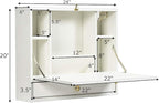 WATERJOY Small Wall Foldable Hideaway Storage Cabinets - Image 3