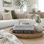 3 PCS Faux Decorative Books for Home Decor-Coffee Table Books Decor-Aesthetic Fake/Faux Books for Decoration,libros Decoration for Coffee Table, Shelf Accessories (Travel House Live Natural) - Image 5