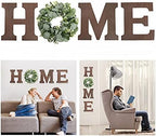 Pinkpum Wood Home Sign with Eucalyptus Wreath for O Home Decor Wall Decor - Image 3