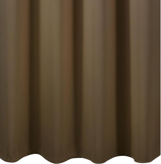 Blackout Curtains 66 x 54 Inch Long Brown Curtains Set of 2 Panels Room - Image 8