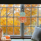 Fall Thanksgiving Pumpkin Front Door Sign, Autumn Flower Wood - Image 5