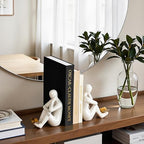 JARLINK Aesthetic Decorative Books, Set of 3 Linen Faux Book Boxes, Black - Image 6