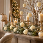 4IN Velvet Ornaments for Christmas Tree,6PCS Large Christmas Ornament Set - Image 6