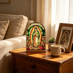 KOMI Catholic Icon Our Lady of Guadalupe Stand Ornament Statue Acrylic Home Altar Decor Christian Gifts - Image 6
