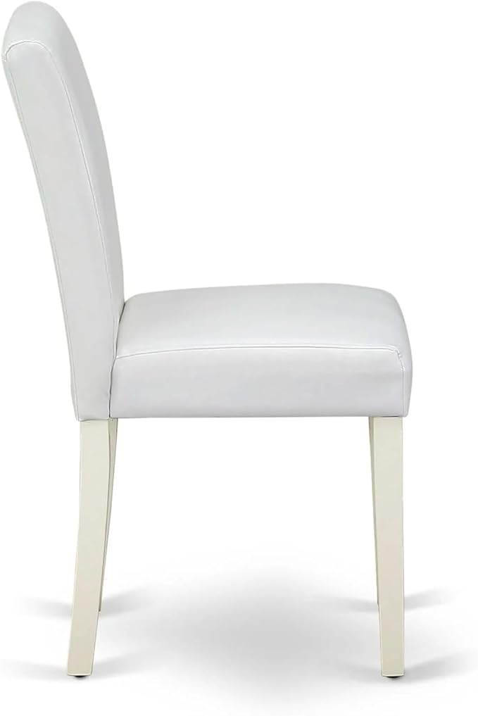 East West Furniture ABP2T64 Abbott Classic Parson Dining Chairs - Image 6
