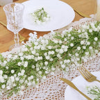 Dolicer 4 Pcs Babys Breath Artificial Flowers Vines Baby Breath Garland - Image 2