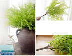Artificial Shrubs Bushes, Plastic Fern Leaves Persian Grass Fake Plants 4ps - Image 4