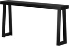 Plank+Beam Solid Wood Console Table, 66 Inch, Sofa Table, Narrow Entryway Table - Image 6