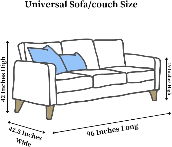 Evelots Clear Vinyl Couch Cover, Waterproof 3-Seat Sofa Protector | Heavy-duty - Image 2