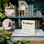 Funny Wooden Sign - Coworkers Leaving Traitor Gifts, Going Away Job Gifts - Office Home Decor And Accessories (5x5 Inches) - A01 - Image 3