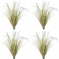 CATTREE Fake Wheat Grass Plants Artificial Greenery Tall Shrubs 16 Bundles, Outdoor Decor Faux Plastic Leaves Bushes for Indoor Office Garden Wedding Party Vase Filler DIY Decorations, Purple 16 Pcs by CATTREE